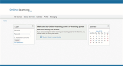 Desktop Screenshot of courses.online-learning.com